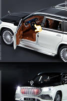 Coche De Escala Diecast Benz GLS 600 SUV 1:24 Con Sonido Y Luz Vehículo De Off-Road De Metal Para Colección Juguete Para Niños - details 8