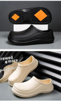 Zapatos De Cocina Para Hombres Resistentes Al Aceite Impermeables Antideslizantes De Talla Grande Para Exterior Y Jardín Cuatro Estaciones Antipalos EVA - details 10