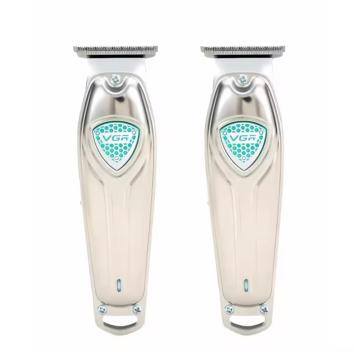 Tijeras Eléctricas -VGR para Tallado de Peluquero, Cortador de Cabello Recargable por USB, 240 Minutos de Uso - 1