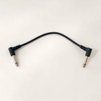 6PCS Cable De Enlace De Efectos De Guitarra Eléctrica Pedal 1/4 Angulo Derecho Bajo Ruido Shielded Audio Cable Accesorios Para Guitarra - details 5