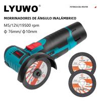 LYUWO Mini Amoladora De Ángulo Recargable Para El Hogar Máquina De Corte Y Pulido Eléctrica Hand Grinder Polishing Machine - details 0