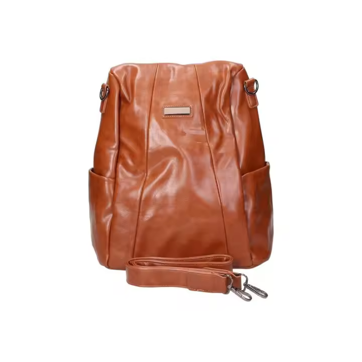 MIA LAROGE | Mochila de Paseo Mia Larouge para Mujer – Mochila Casual En Color Marrón – Mochila con Cremallera – Varios Compartimentos – Espaciosa – Cómoda – Modelo SS4022 - 1