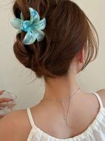 2-3pcs Clip Para El Cabello De Mujer Tamaño Grande Peso Ligero Con Patrón De Flores Y Colores Gradiente Accesorio De Moda Para El Aire Libre - details 5