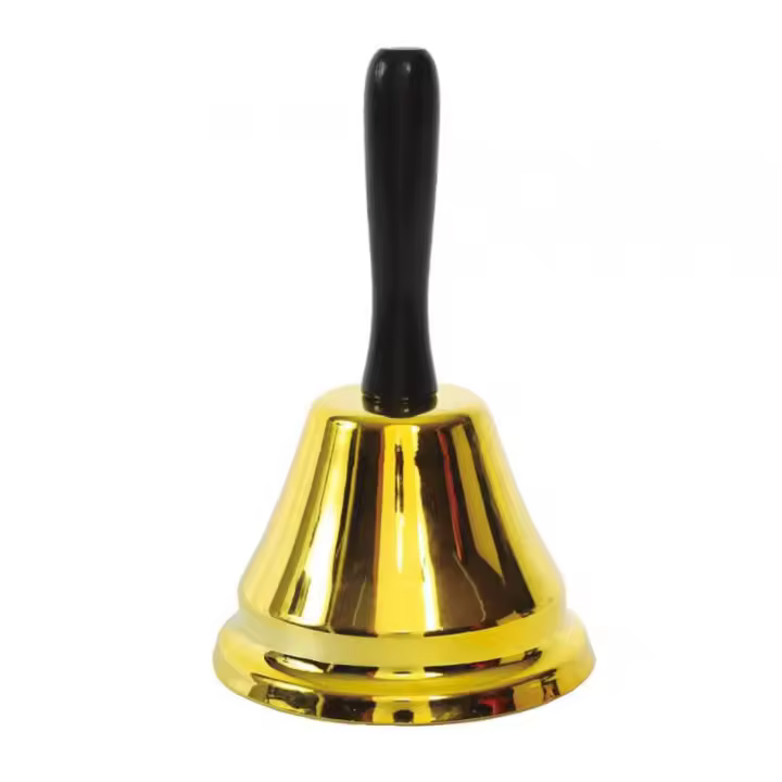 Guirma Campana de Papá Noel Metálica 15 cm - 1
