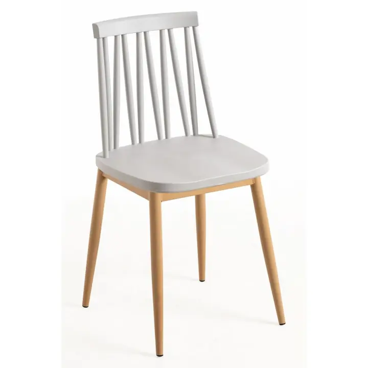 Silla Tilba - Gris claro - 1