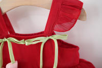 Vestido De Princesa Para Bebé Niña 0-3 Años Vestimenta Veraniega Dulce Con Tul Sin Mangas Adecuado Para Bodas Y Fiestas - details 6