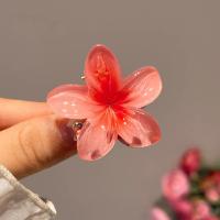 Pinza Para El Cabello De Tamaño Pequeño Con Diseño De Flores Y Gradientes Accesorio De Moda Para Mujeres Barra De Lazos De Plástico Para Decorar El Cabello - details 8