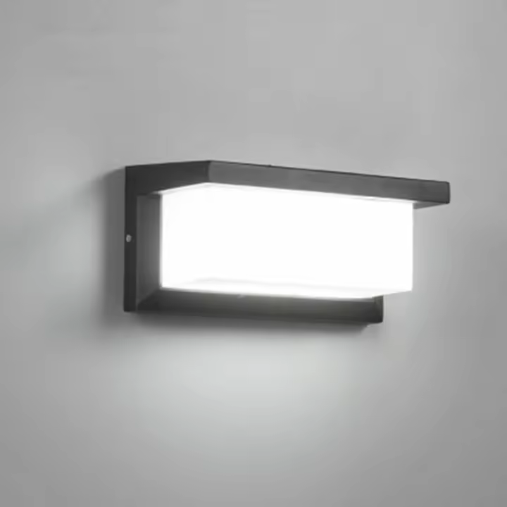 Applique Murale Extérieur Moderne LED 12W Étanche IP65 En Aluminium Anthracite Eclairage Décoration Lumière Pour Cour Jardin Ter - 1