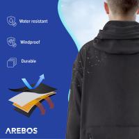 AREBOS Chaqueta Térmica Calefactable Negra Chaqueta Outdoor Unisex - details 34
