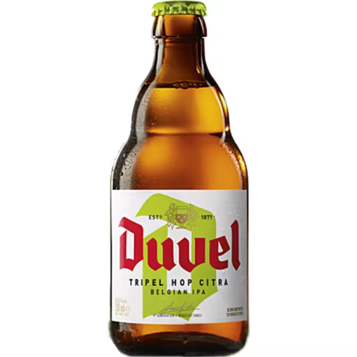 6 uds x Duvel Tripel Hop Citra 33Cl cerveza Belga rubia tipo ipa con toques cítricos - 1