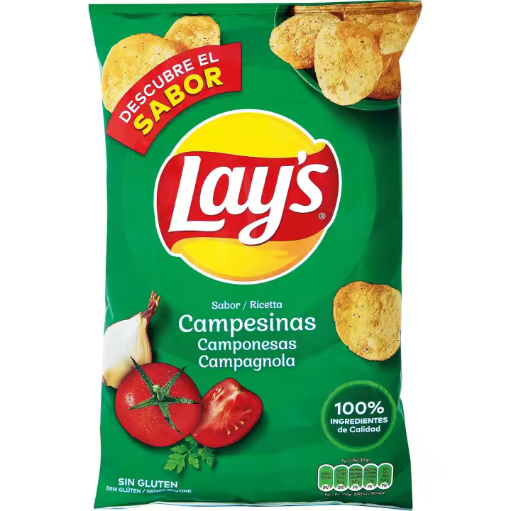 PACK de 12 - Lay´s patatas fritas sabor campesinas 12 x 160g PEPSICO - 1