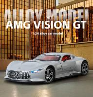 Coche De Modelo Deportivo AMG De Aleación Con Sonido Y Luz Regalo Adecuado Para Niños Decoración De Mesa a Escala 1:24 Para Jóvenes - details 0