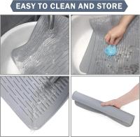 Mantel De Silicona Grande Para Estufa Multifuncional Con Drenaje Cubierta Protectora Para Inducción Resistente Al Calor - details 3