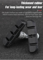 LEBYCLE Frenos De Bicicleta Pies De Freno Resistente Al Desgaste 55mm Para Ruedas De Aluminio De 14 16 18 20 Pulgadas - details 3