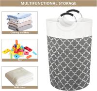 Cesta de ropa Grande, Bolsa de ropa plegable para fácil transporte, Con Asas de Aluminio Protegido con espuma, adecuada para Cesta de ropa en lavaderos, Baños y dormitorios. - details 1