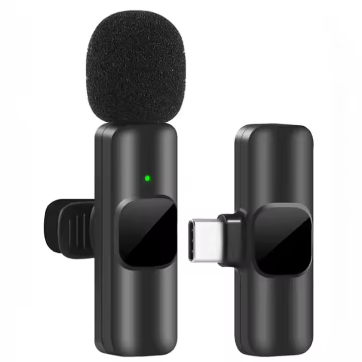 Mini Micrófono Lavalier Portátil Inalámbrico Para iPhone Y Android Grabación De Audio Y Video Para Transmisiones En Vivo Juego Y Streaming - 1