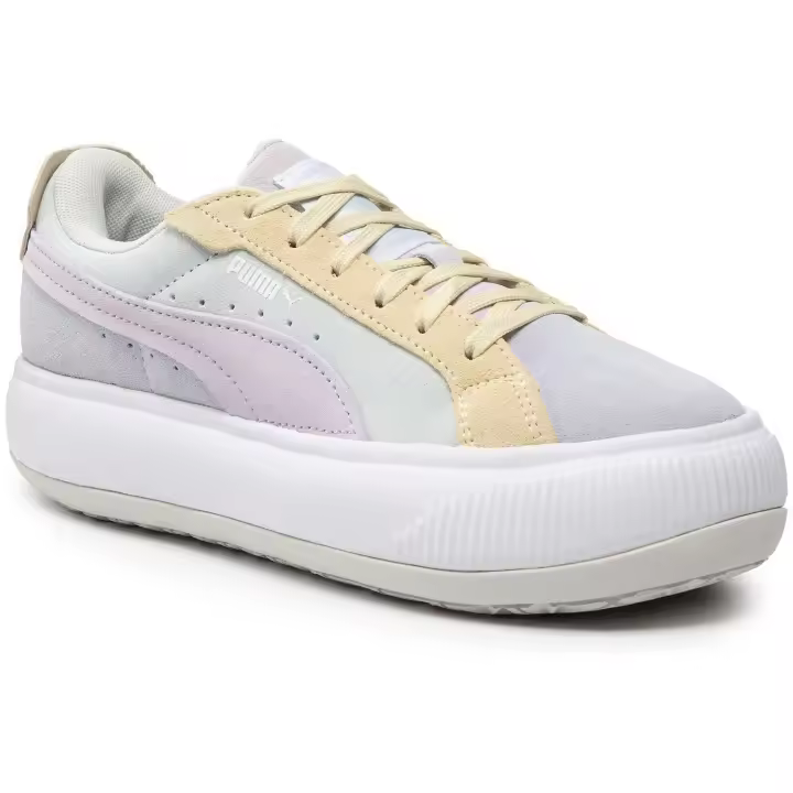 Zapatillas Puma Suede Mayu Raw Wnsice Flow para mujer en color blanco - 1