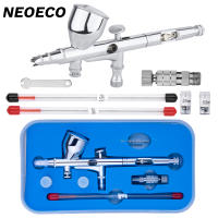 Kit De Aerógrafo De Acción Doble 0.2/0.3/0.5mm 9cc/7cc Con Conector Rápido Para Arte Manual Modelos Cuerpo Uñas Pintura - details 0