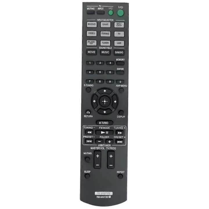 AV Receiver Remote RM-AAU135 for AV Home Theater System STR-KM3 STR-KM5 STR-KM7 - 1