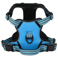 vidaXL Arnés para perros con bandas reflectantes ajustables S Color Azul,  Marrón,  camouflage brown y mas - details 0