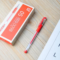 Juego De 4/8 Bolígrafos De Tinta Gel 0.5mm Rojo Para Escuela Y Oficina Suministros De Papelería Estilo Rollerball - details 2