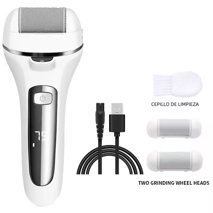Lima eléctrica para pies, removedor de callos, máquina profesional de pedicura, recargable, depurador de piel muerta agrietada - 1