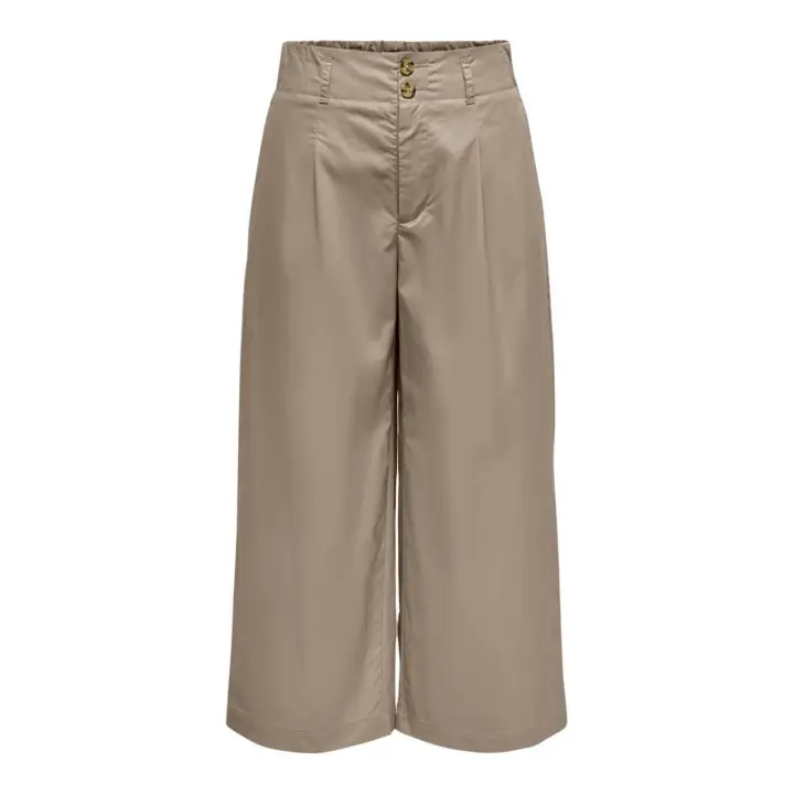Pantalón Only Zora Coulotte Tostado Para Mujer - 1