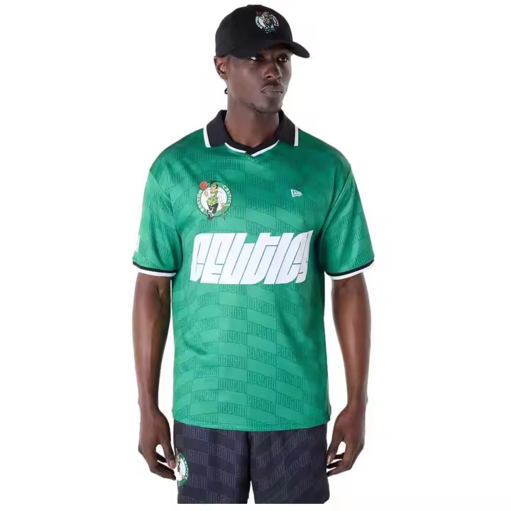Camiseta de Manga Corta New Era Boston Celtics Nba para hombre en color verde - 1