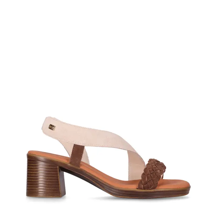 Chika10 Leather NEW GOTICA 11 Sandalia de Tacón Marron/Brown - 1