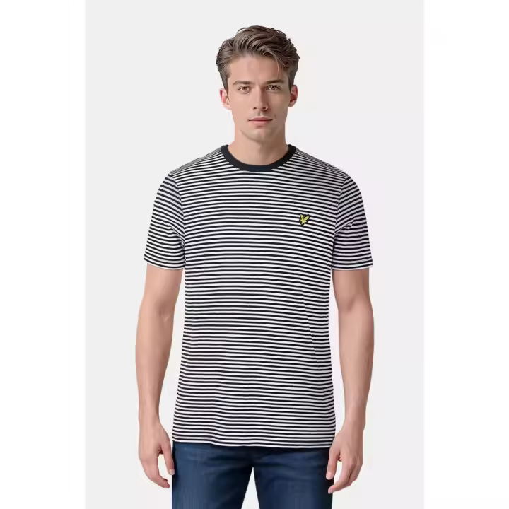 Lyle and Scott Camiseta Hombre Rayas - 1