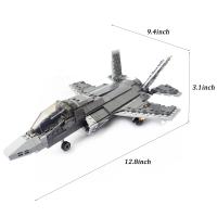 Bloques De Construcción Militar F35 Lightning II Avión Juguetes Para Niños Modelos Para Niños De 3 a 12+ Años Regalos - details 6
