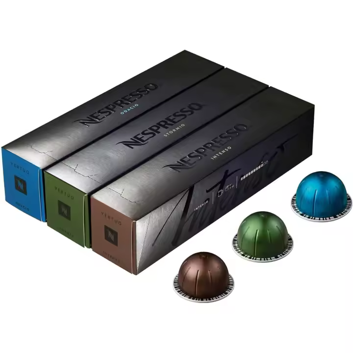 Nespresso Vertuoline - Pack de 30 Capsulas - Intenso, Stormio, Odacio - 3 x 10 - 1