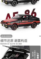 Modelo De Coche De Colección Initial D Toyota AE86 Aleación De Metal a Escala 1:24 Juguete Deportivo Para Niños Y Adultos Vehículos Retroalimentados A458 - details 12