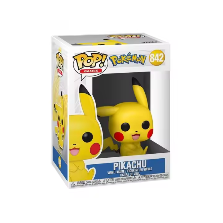 Funko POP! Vinyl Pokémon-Pikachu (Sentado)- Figura Coleccionable Oficial - Juguete para Niños y Adultos - Fans - Diversidad de Personajes y Temáticas - 1