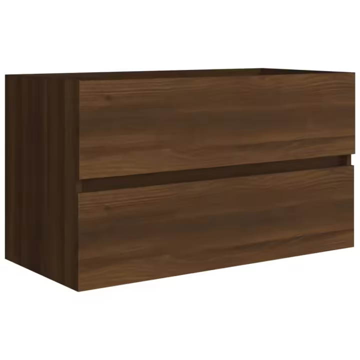 Madera de Ingeniería Roble Marron 80x38,5x45cm - 1