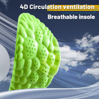 Almohadillas De Running Ortopédicas 4D Super Suaves Y Transpirables Absorción De Choque Alta Elasticidad Antigolpes Y Anti-olor Para Zapatos Adultos Unisex - details 4