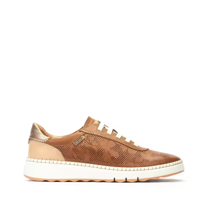 PIKOLINOS DEPORTIVO PICADOS PIEL BRANDY - 1