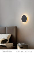 Lámpara De Pared LED 220V Para Dormitorio Y Sala De Estar Iluminación Para Balcones Y Pasillos Luz De Aislar Soporte De Lámpara De Pared Moderno Material De Acero Inoxidable - details 6