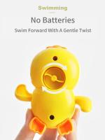 Juguete De Baño Animal Encantador Reloj De Manivela Para Piscina Y Bañera Juguete Flotante De Pato Para Niños De Preescolar Y Bebés - details 1