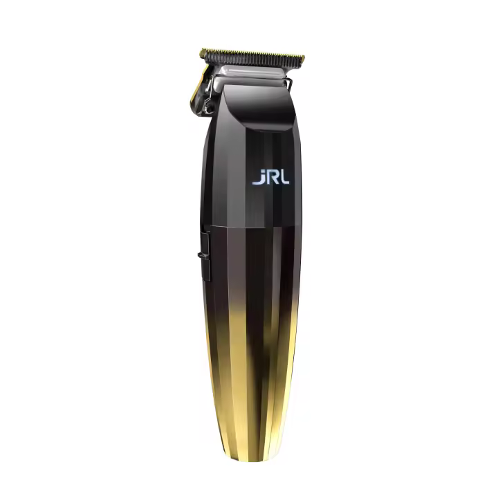 JRL Máquina 2020T Trimmer Gold Edition - FreshFade Professional Cordless Hair Trimmer Cortapelos - Máquina de Corte de Pelo Cortapelos Profesional Color Negro y Dorado - 1