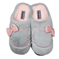 ZAPATILLAS DE CASA PARA INVIERNO CON PELO,ZAPATILLAS DE MUJER,Zapatillas de invierno con pelo,4 COLORES,rosa,gris,ANTIDESLIZANTES,CM, FESPU - details 6