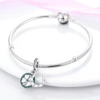 Colgante De Torre De Viaje Con Encanto De Gato Para Mujer Joyería Original De Pulsera Y Collar Plata Esmaltada 100% 2023 - details 97