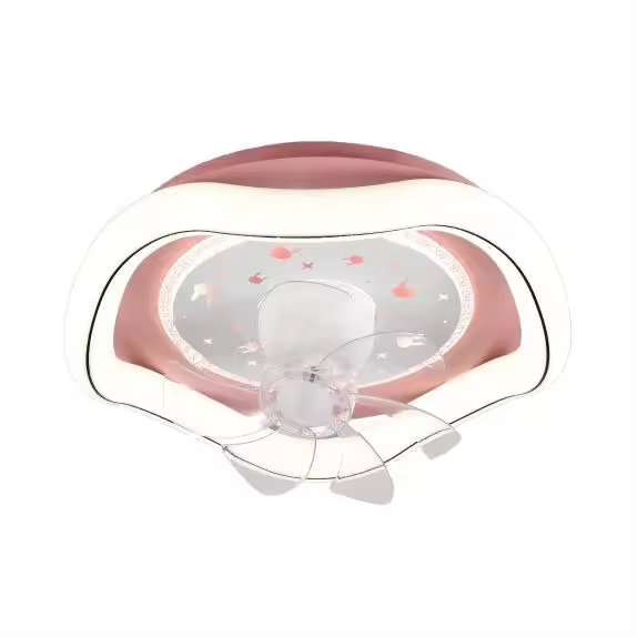 Ibelán - Ventilador de techo azul Infantil DC - 1