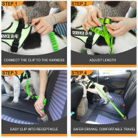 Cinturón De Seguridad Ajustable Para Gatos Y Perros Accesorios De Viaje Reflectante Elástico Para French Bulldog Y Otros Mascotas - details 11