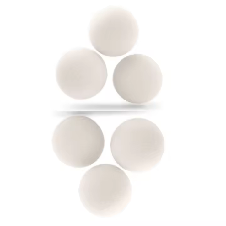 6PCS Pelotas De Lana Para Secadora Reutilizables Softener De Tela Natural Reemplaza Las Hojas De Secadora Para Máquina De Lavar Ropa - 1