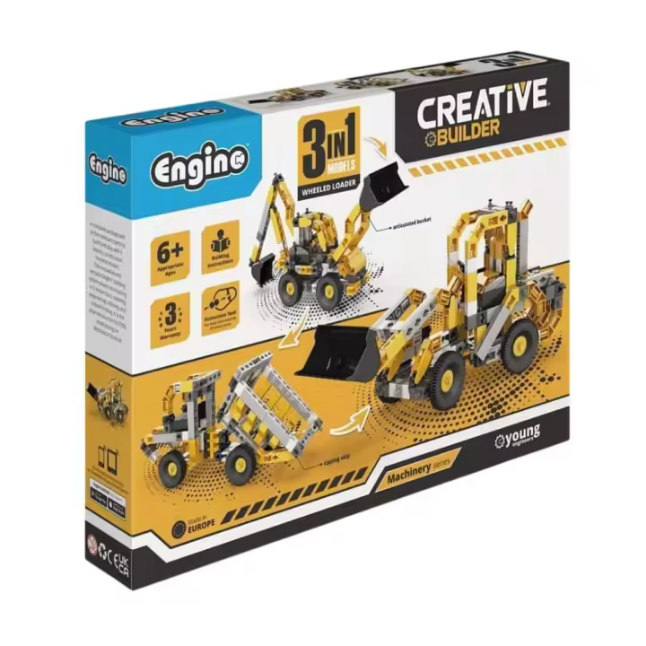 Toy Partner Juego de Construcción Maquinarias de Trabajo Engino Creative Builder CBM20 - Más de 6 Años - 1