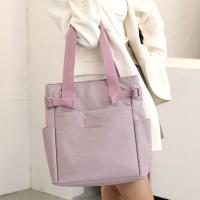 Mochila De Lona Para Mujer Estilo Coreano Un Hombro Moda Literatura Y Arte Para Estudiantes De Colegio Y Clase Mochila De Tela Suave Con Cierre De Cremallera - details 11