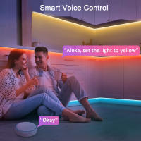 Tira De LED Neón Flexible Tuya Smart Life DC12V RGB Para Decoración De Hogar Y Fiestas Compatible Con Alexa Y Google Home - details 3