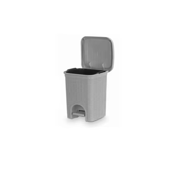 PAPELERA ELEGANCE PEQ 6L – Basurero de Lujo | Acero Inoxidable Premium | Diseño Moderno y Compacto | Capacidad de 6 Litros | Tapa Antihuellas | Apertura Silenciosa - 1