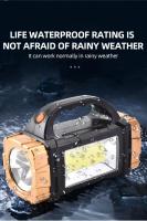 Linterna Solar LED Potente Portátil Con Luz De Trabajo COB Recargable USB 4 Modos De Iluminación Torcha Solar Para Exteriores - details 11